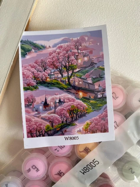 Картина по номерам "Сакура" 40x50 см - изображение 3