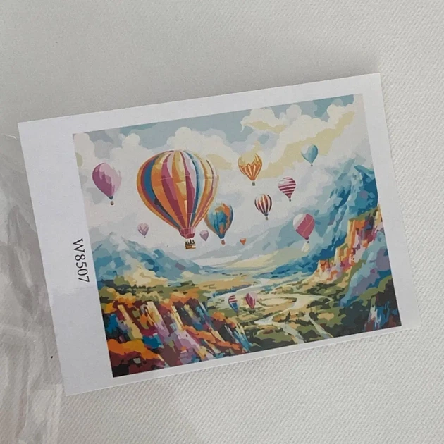 Картина по номерам "Воздушные шары" 40x50 см - Фото 2 Картина по номерам "Воздушные шары" 40x50 см - изображение 2