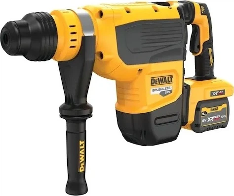 Акумуляторний перфоратор DeWalt FLEXVOLT SDS-Max 54V з 2 акумуляторами 9 Аг (DCH735X2-QW) - зображення 3