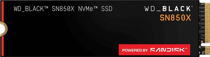 SSD диск Western Digital Black SN850X 2TB NVMe M.2 2280 PCIe 4.0