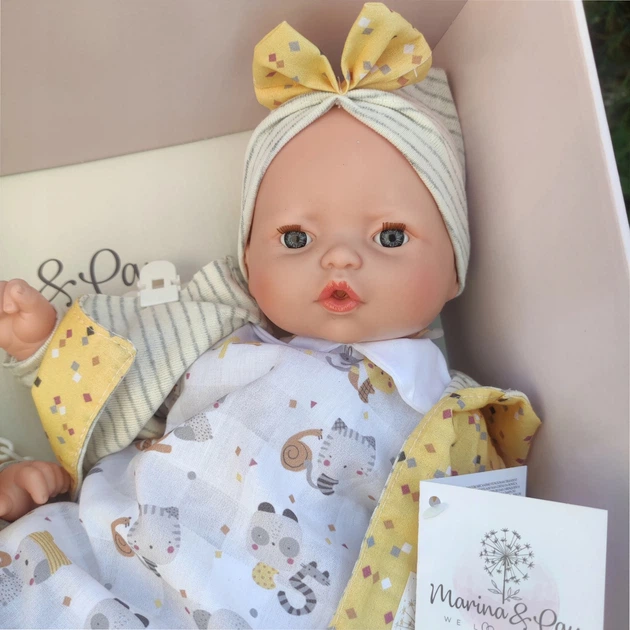 Bobasy hiszpańskie Marina & Pau Pitus Koala bliźniaki płaczące 42 cm (MP0587) - obraz 3