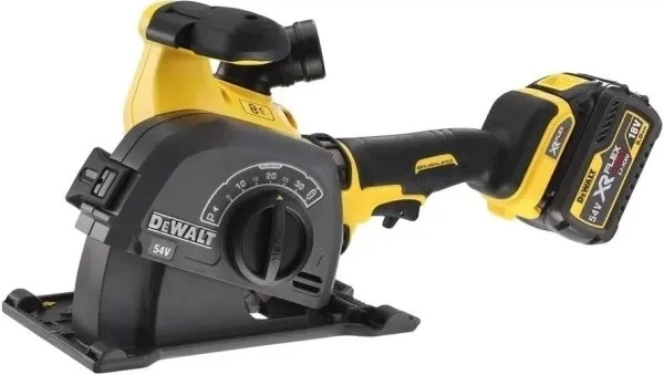 Bruzdownica do betonu DeWalt FLEXVOLT 54V 125 mm z 2 akumulatorami 6 Ah (DCG200T2-QW) - obraz 3