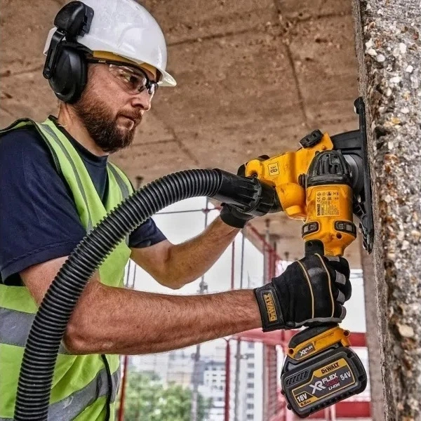 Bruzdownica do betonu DeWalt FLEXVOLT 54V 125 mm z 2 akumulatorami 6 Ah (DCG200T2-QW) - obraz 4