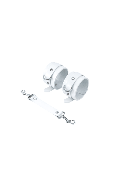 Наручники из натуральной кожи Feral Feelings Hand Restraints One Size Белый - Фото 1 Наручники из натуральной кожи Feral Feelings Hand Restraints One Size Белый - изображение 1