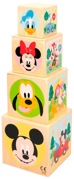 Дерев'яна іграшка WOOMAX Disney Кубічна вежа (8412842487383) - зображення 3
