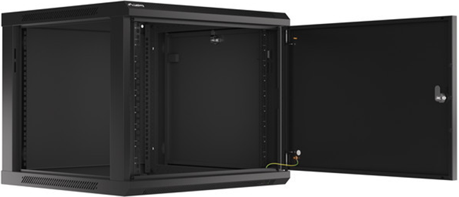 Серверна шафа Lanberg 19" 9U 600x600 Black (WF01-6609-00B) - зображення 2