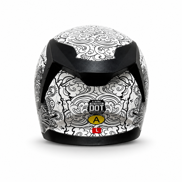 Мотошолом LVS інтеграл "Art Cat" з тонованим візором – дизайнерський преміум шолом S - Фото 6 Мотошолом LVS інтеграл "Art Cat" з тонованим візором – дизайнерський преміум шолом S - зображення 6