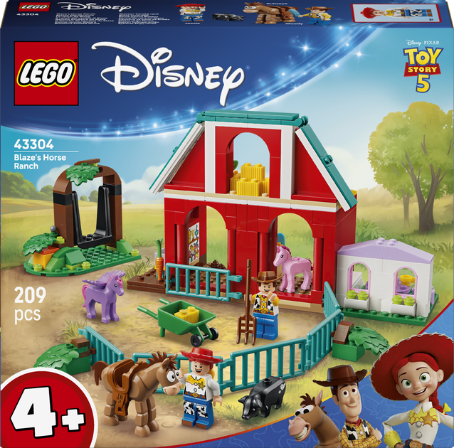 Zestaw klocków LEGO Disney Pixar Konne ranczo Blaze'a 209 elementów (43304) - Zdjęcie 1 Zestaw klocków LEGO Disney Pixar Konne ranczo Blaze'a 209 elementów (43304) - obraz 1