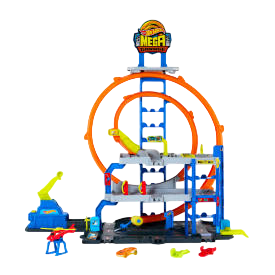 Tor samochodowy Hot Wheels City Mega Garaż Gigapętla JLC05 PUD1 (194735360574) - obraz 2