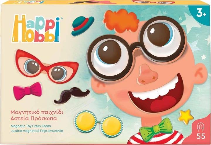 Настільна гра магнітна As Happi Hobbi Crazy Faces (5203068640798) - Фото 1 Настільна гра магнітна As Happi Hobbi Crazy Faces (5203068640798) - зображення 1