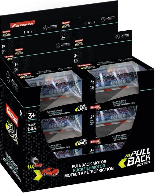Модель автомобіля Carrera Pull Speed Mercedes AMG Petronas F1 W16 E Performance G. Russell No.63 Сіро-синій 15817090 (9003150174158) - зображення 2