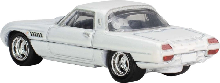 Model samochodu Mattel Hot Wheels Premium Pop Culture Jay Leno's Garage 1968 Mazda Cosmo Sport Kremowy JBL66 (194735263042) - obraz 2