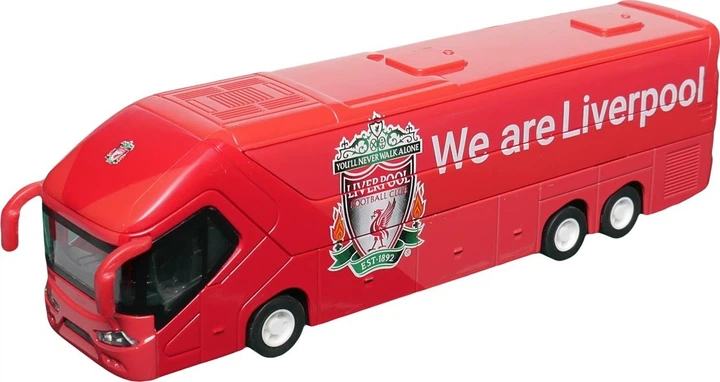 Модель автобуса Banbo Toys Official Bus Ліверпуль темно-червона 16263 (8436573616263) - зображення 2
