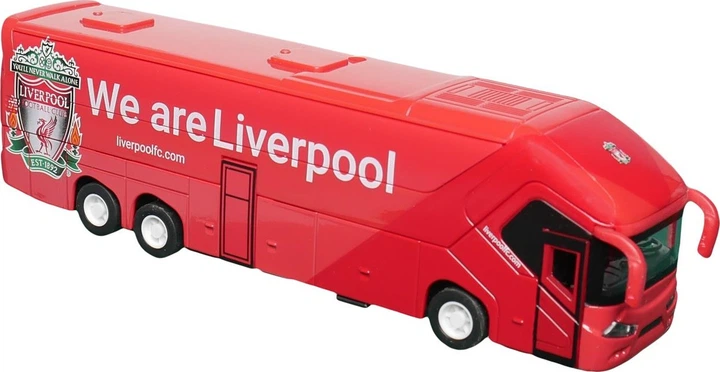 Модель автобуса Banbo Toys Official Bus Ліверпуль темно-червона 16263 (8436573616263) - зображення 3