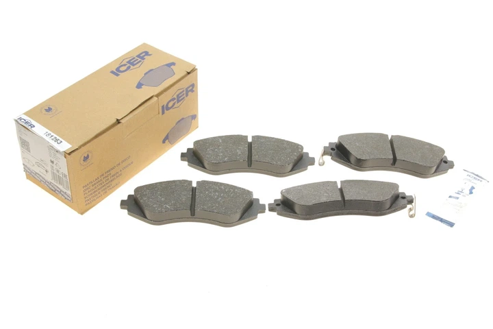 Гальмівні колодки ICER 181263 Chevrolet Lacetti, Tacuma, Aveo; Daewoo Nubira, Lanos, Gentra 5520085Z00, 96391891, 96405129 - зображення 2