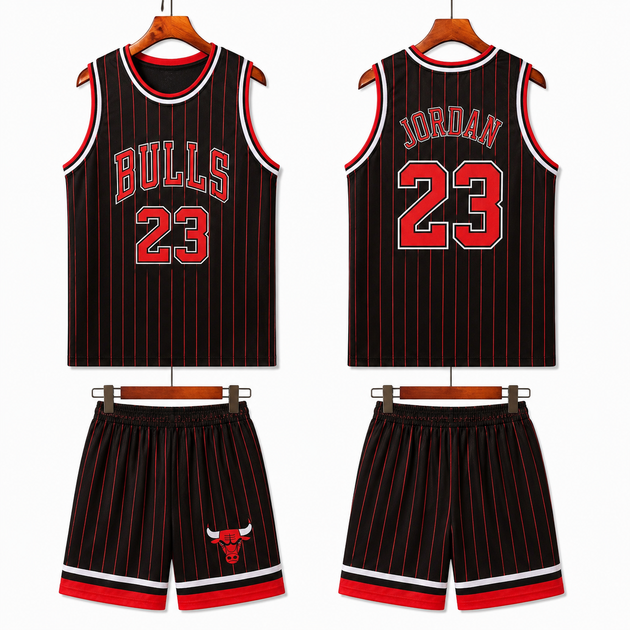 Форма баскетбольная детская NBA клуб Chicago Bulls 23 BA-6603 Черный-красный L рост 128-134 - Фото 1 Форма баскетбольная детская NBA клуб Chicago Bulls 23 BA-6603 Черный-красный L рост 128-134 - изображение 1