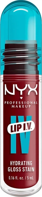 Błyszczyk-tint do ust NYX Professional Makeup Lip I.V. 13 Cranberry Splash nawilżający 5 ml (800897267087) - Zdjęcie 1 Błyszczyk-tint do ust NYX Professional Makeup Lip I.V. 13 Cranberry Splash nawilżający 5 ml (800897267087) - obraz 1