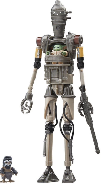 Zestaw figurek Hasbro Star Wars The Vintage Collection The Mandalorian IG-12, Grogu and Anzellan 9.5 cm G06705L00 (5010996292094) - obraz 4