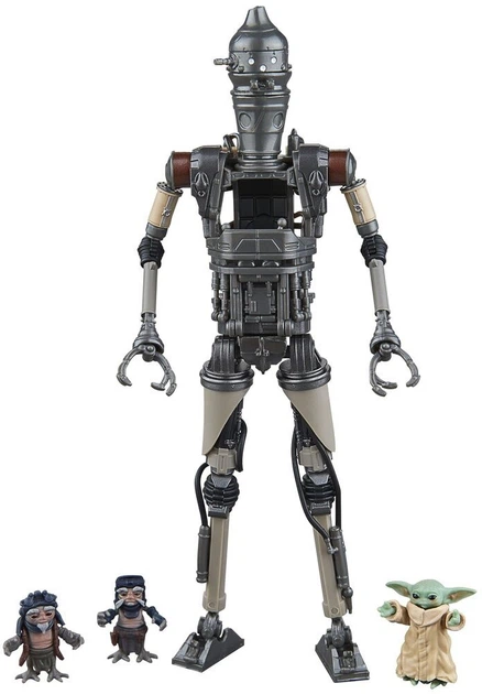 Zestaw figurek Hasbro Star Wars The Vintage Collection The Mandalorian: IG-12 and Grogu 15 cm 4 szt G0074 (5010996251114) - obraz 6