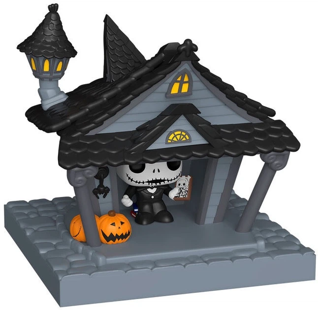 Zestaw figurek Funko Bitty Pop! Town Disney The Nightmare Before Christmas Jack w domu 2.5 cm 83683 (889698836838) - obraz 3