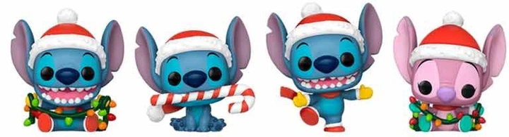 Zestaw figurek Funko Pocket Pop! Disney Stitch Tree Holiday 4 cm 4 szt FK86092 (889698860925) - obraz 2