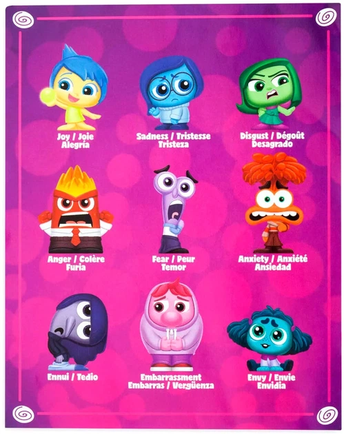 Zestaw figurek Just Play Doorables Disney Pixar W głowie się nie mieści 2 4 cm 9 szt 44864 (886144448645) - obraz 5