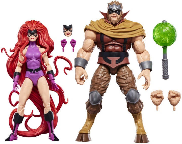 Zestaw figurek Hasbro Marvel Legends Series Inhumans Medusa and Gorgon 15 cm 2 szt G1870 (5010996328366) - obraz 2