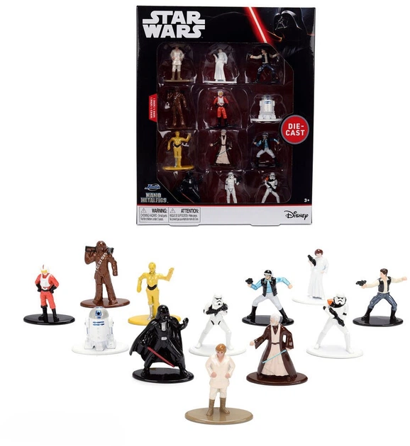 Zestaw figurek Jada Star Wars 4 cm 12 szt 37360 (4006333107092) - obraz 2