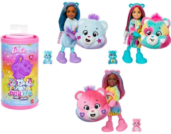 Лялька‑сюрприз Mattel Barbie Chelsea Cutie Reveal у костюмі Care Bears JNZ56 (194735314461) - Фото 1 Лялька‑сюрприз Mattel Barbie Chelsea Cutie Reveal у костюмі Care Bears JNZ56 (194735314461) - зображення 1