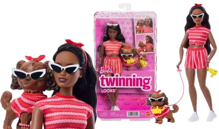 Лялька Mattel Barbie Twinning Looks з аксесуаром JFP37 (194735303052) - Фото 1 Лялька Mattel Barbie Twinning Looks з аксесуаром JFP37 (194735303052) - зображення 1