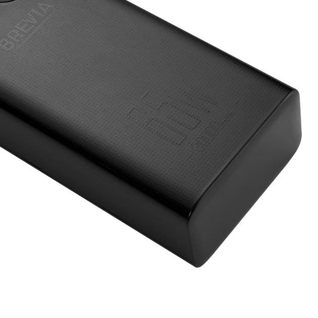 Повербанк (Power Bank) Brevia 30000mAh 65W Li-Pol, LCD чорний 45365PB - зображення 5