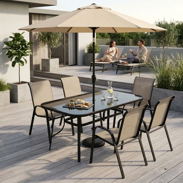 Стіл садовий Multigarden SC-094-160-1 - Фото 3 Стіл садовий Multigarden SC-094-160-1 - зображення 3