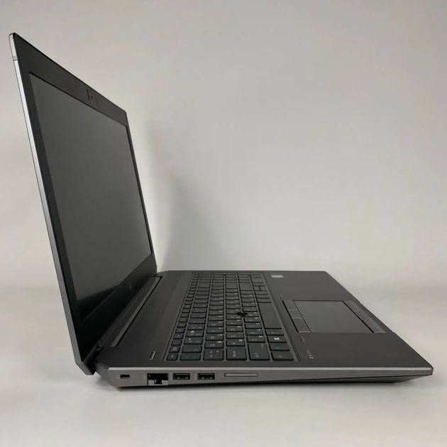 Мобільна робоча станція Б-клас HP ZBook 15 G5 / 15.6" (1920x1080) IPS / Intel Core i7-8850H (6 (12) ядра по 2.6 - 4.3 GHz) / 16 GB DDR4 / 240 GB SSD / nVidia Quadro P1000, 4 GB GDDR5, 256-bit / Fingerprint / WebCam б/в + Подарунок Бездротова миша / USB - зображення 4