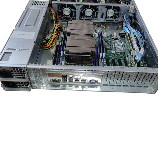 Сервер Supermicro 2U 8LFF / 2x Intel Xeon E5-2640 v2 (8 (16) ядер по 2.0 - 2.5 GHz) / 128 GB DDR3 / 2x 900 GB SAS / Matrox G200eW Graphics / 2x 800W б/в - Фото 5 Сервер Supermicro 2U 8LFF / 2x Intel Xeon E5-2640 v2 (8 (16) ядер по 2.0 - 2.5 GHz) / 128 GB DDR3 / 2x 900 GB SAS / Matrox G200eW Graphics / 2x 800W б/в - зображення 5