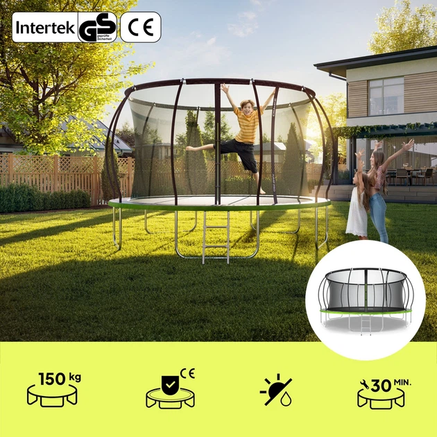 Батут Zipro Jump Pro Premium с внутренней сеткой 16FT 496 см (12578746) - Фото 2 Батут Zipro Jump Pro Premium с внутренней сеткой 16FT 496 см (12578746) - изображение 2