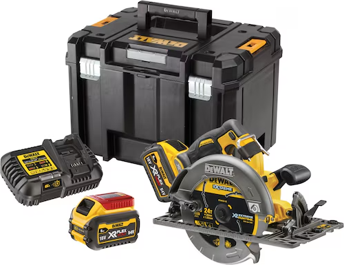 Пила дискова DeWalt 54V XR FLEXVOLT з 2 акумуляторами 6 Аг (DCS579T2-QW) - зображення 2