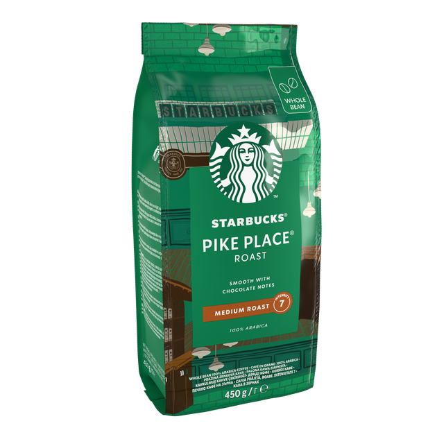 Кофе жареный в зернах Starbucks Pike Place Roast 450 г (08445290183507) - Фото 3 Кофе жареный в зернах Starbucks Pike Place Roast 450 г (08445290183507) - изображение 3