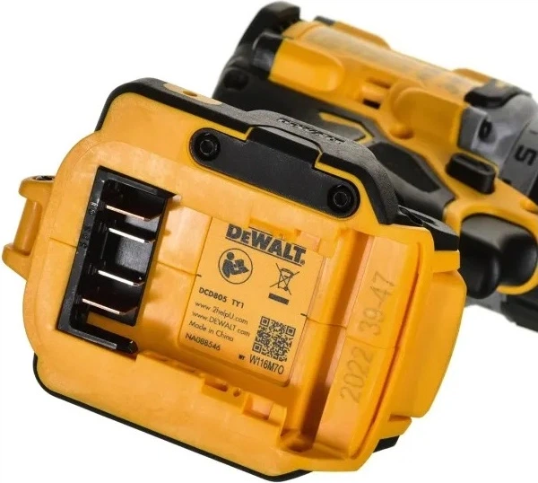 Набір електроінструментів DeWalt 18V DCD805 + DCF850 з 2 акумуляторами 5 Ah (DCK2050H2T-QW) - зображення 12