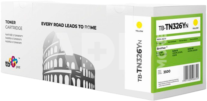 Toner TB Print do Brother TN326Y Yellow (TB-TN326YN) - Zdjęcie 1 Toner TB Print do Brother TN326Y Yellow (TB-TN326YN) - obraz 1