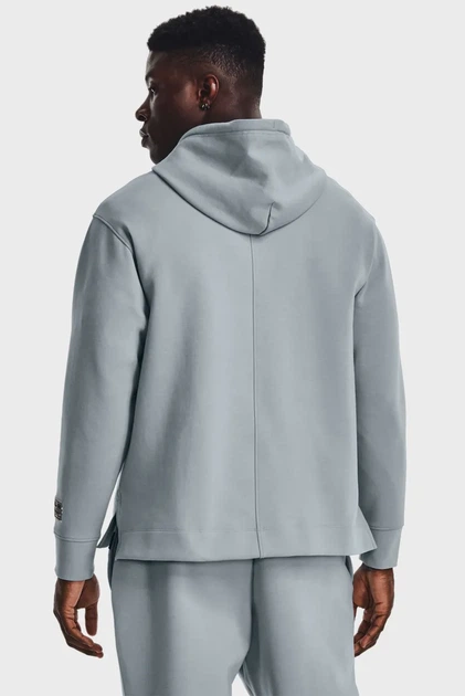 Сіре худі UA Summit Knit Hoodie (Унісекс) Under Armour XXL 1377173-465 - зображення 5