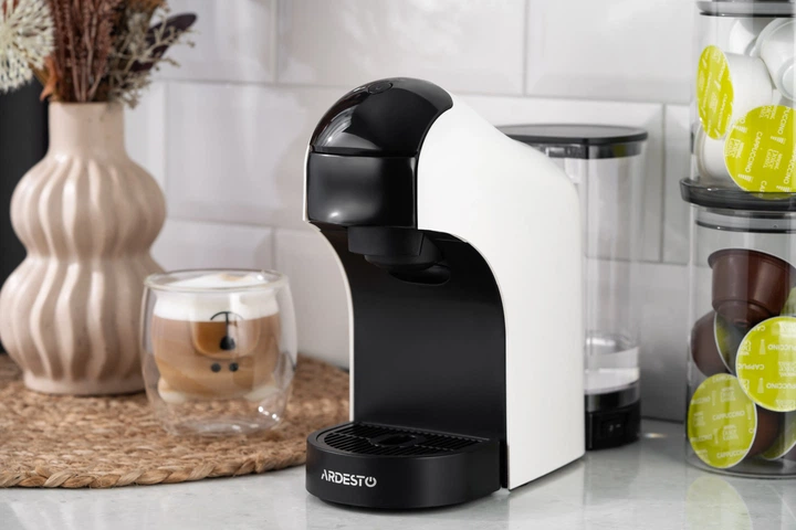 Кавоварка Ardesto капсульна, 0.8л, капсули Nespresso, Nescafe Dolce Gusto, мелена кава, сенсорне ке (00110255) - изображение 9