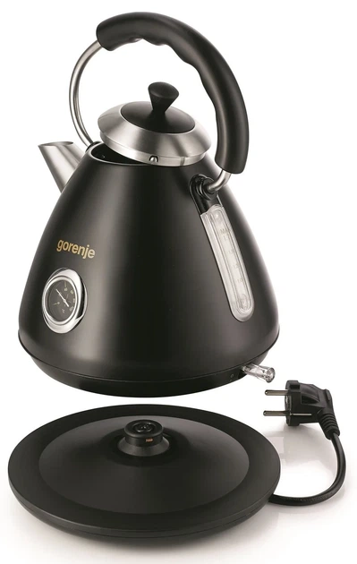 Електрочайник Gorenje 1.7л, пластик, чорний (00109473) - изображение 5
