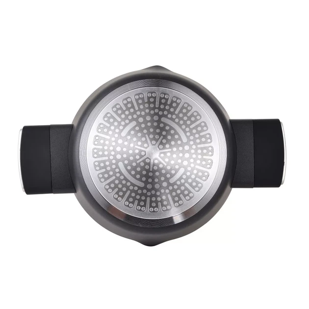 Каструля Bergner Ion plus з кришкою 2 л 20 см BG-35910-BK чорний (00128355) - Фото 2 Каструля Bergner Ion plus з кришкою 2 л 20 см BG-35910-BK чорний (00128355) - зображення 2
