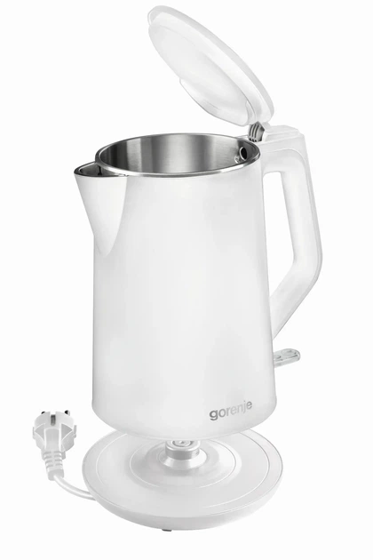 Електрочайник Gorenje 1.5л, пластик, білий матовий (00109470) - зображення 4