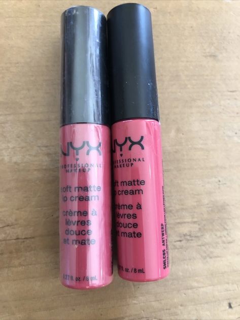 Жидкая помада с матовым финишем Nyx Soft Matte Lip Cream Antwerp SMLC05 розовый коралл 8 мл - изображение 6