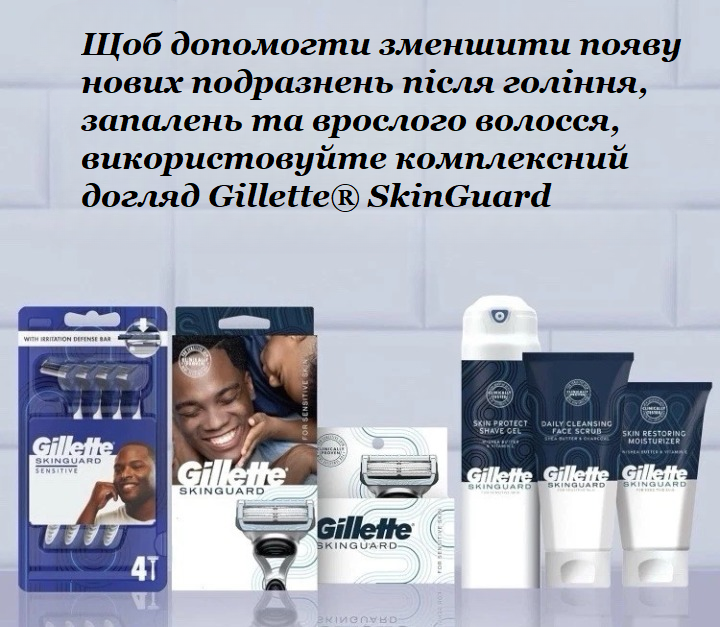 Очищувальний чоловічий скраб проти врослого волосся Gillette Skinguard Scrub з відлущувальним ефектом 150 мл - зображення 14