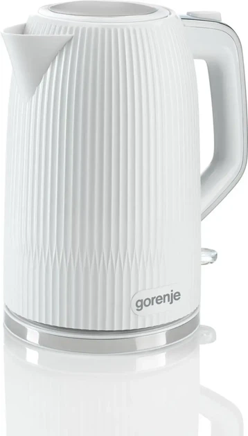 Електрочайник Gorenje 1.7л, Strix-контроль, білий матовий (00109477) - Фото 1 Електрочайник Gorenje 1.7л, Strix-контроль, білий матовий (00109477) - изображение 1