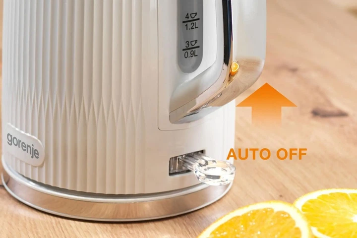 Електрочайник Gorenje 1.7л, Strix-контроль, білий матовий (00109477) - Фото 10 Електрочайник Gorenje 1.7л, Strix-контроль, білий матовий (00109477) - изображение 10
