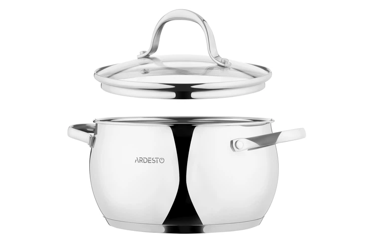 Каструля Ardesto Gemini Vittoria нержавіюча сталь 4,3л 20см AR1940AS (00107464) - Фото 2 Каструля Ardesto Gemini Vittoria нержавіюча сталь 4,3л 20см AR1940AS (00107464) - изображение 2