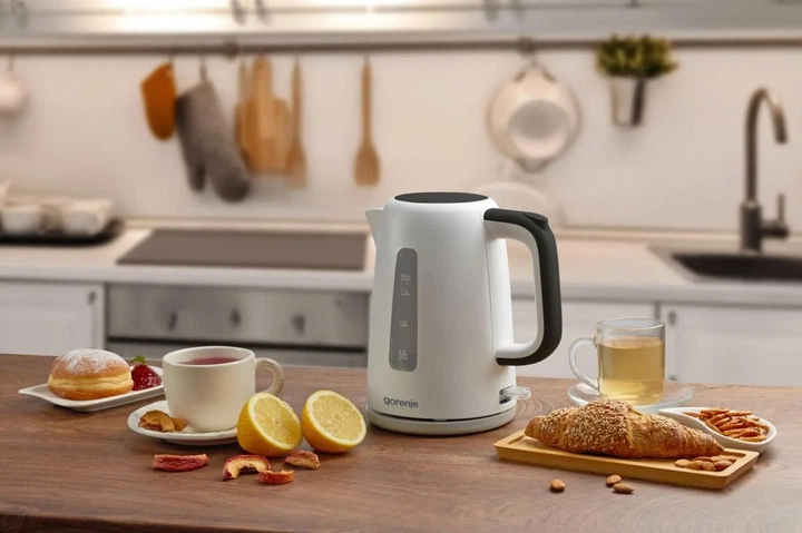 Електрочайник Gorenje 1.7л, Strix контроль, пластик, білий (00109490) - изображение 8